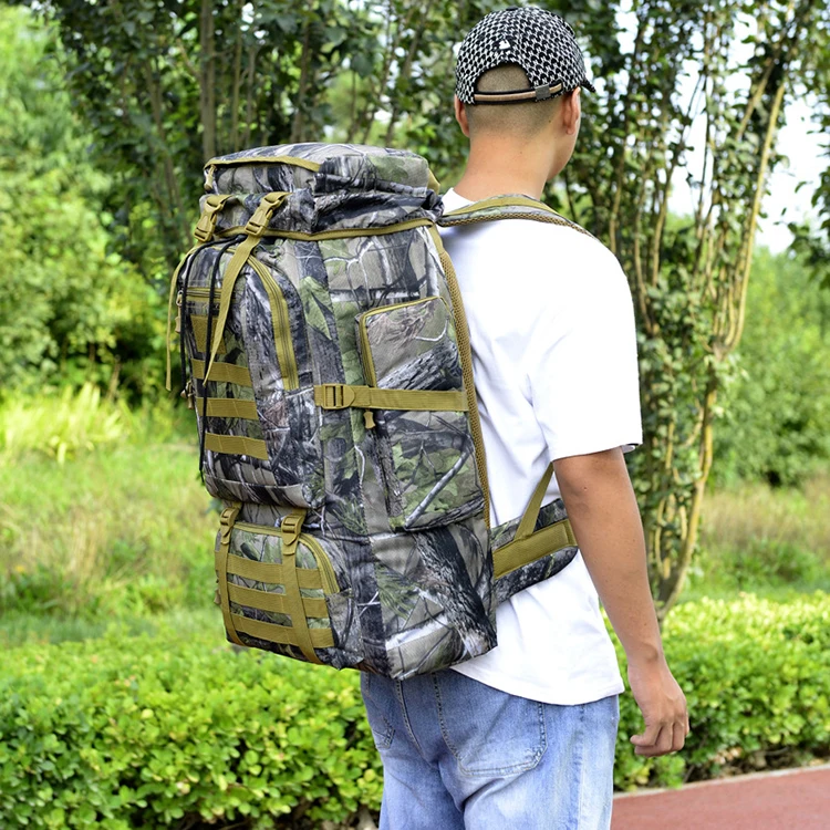 
Outdoor Military Rucksacks Oxford Fabric Waterproof Tactical backpack Sports Camping Hiking Trekking Fishing Hunting Bag 