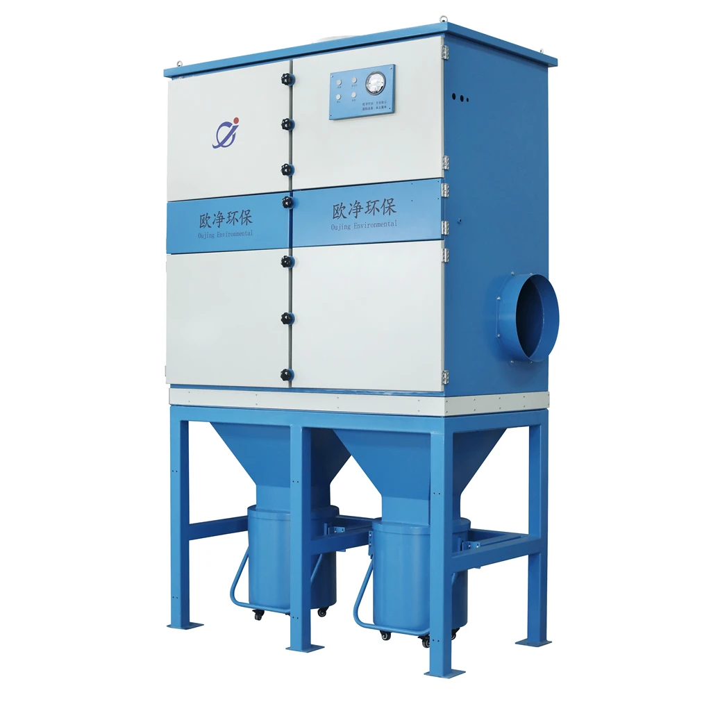 Professional Central Automatic Pulse Dust Cleaning Co2 Laser Cutting Fume Extractor Internal Dust Extractor