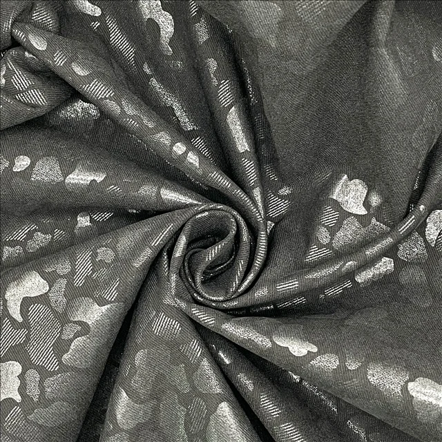 Fashion Spandex Comfortable fabric Rayon/Nylon/Spandex  elastic fabric Stretch PU Leather Fabric For Jacket Pants