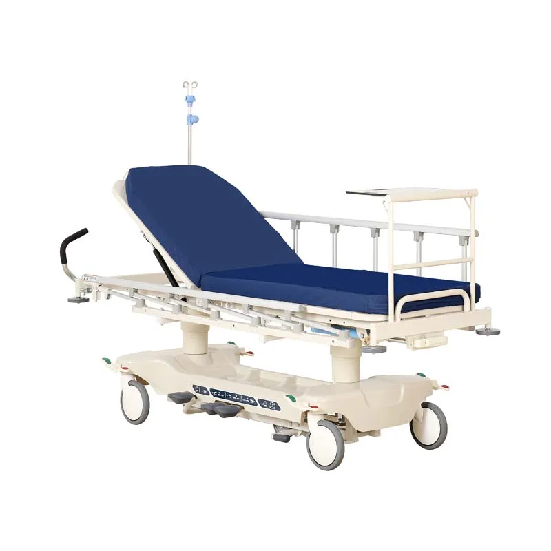 Medical Deluxe hydraulic patient transport cart Type A4 use at Hospital transport to Patient Room