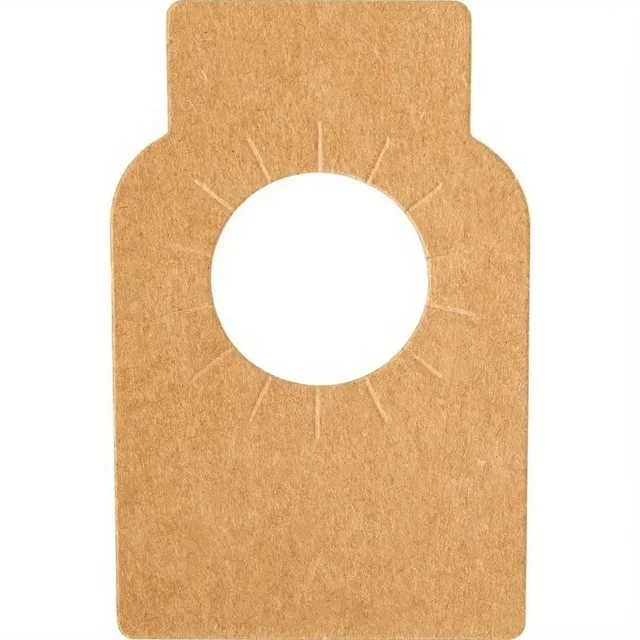 Kraft Paper Wine Bottle Tags for Cellar Collection Hanging Labels for Champagne with Space for Name Year Tasting Notes Printed