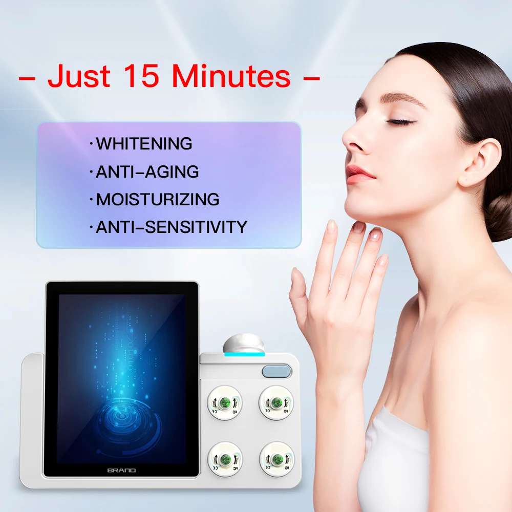 New Item 2023 No-Needle Mesotherapy Device Magnetic Anti Aging Ultrasound Therapy Machine For Essence Introducer