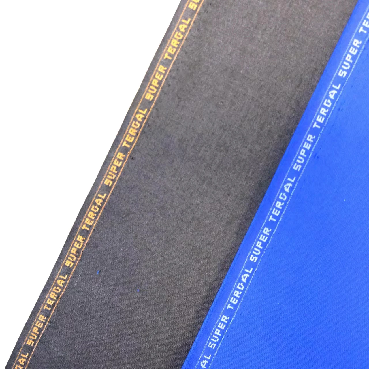 High Quality TR Fabric Super Tergal  Selvedge Shiny School Uniform TR Suiting