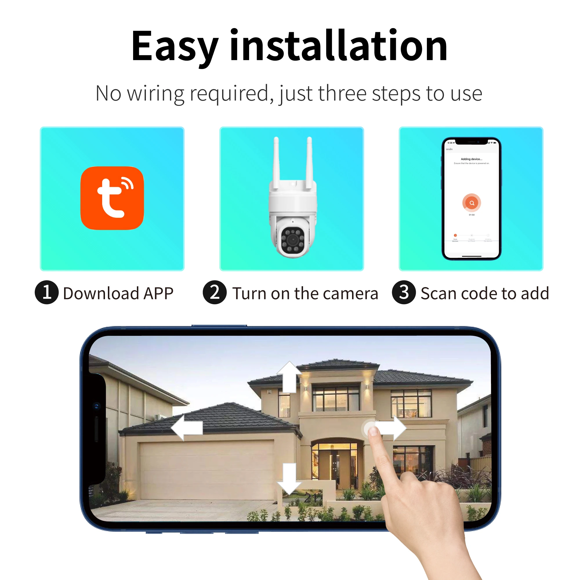 tu ya Webcam 1080p Cover 4k Webcam With Microphone And Speaker Monitor Integrated Webcam
