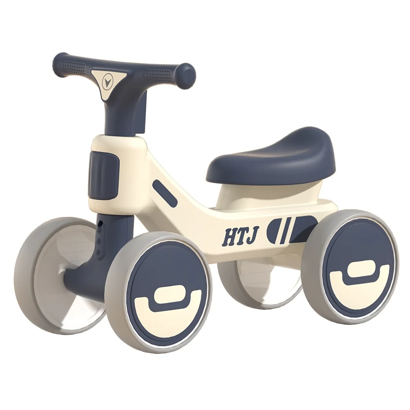 Outdoor No Pedals 1-6 Years Old Toddler Foot Scooter Kids 4 Wheels Ride-On Cars Toys Children Sliding Baby Balance Bike