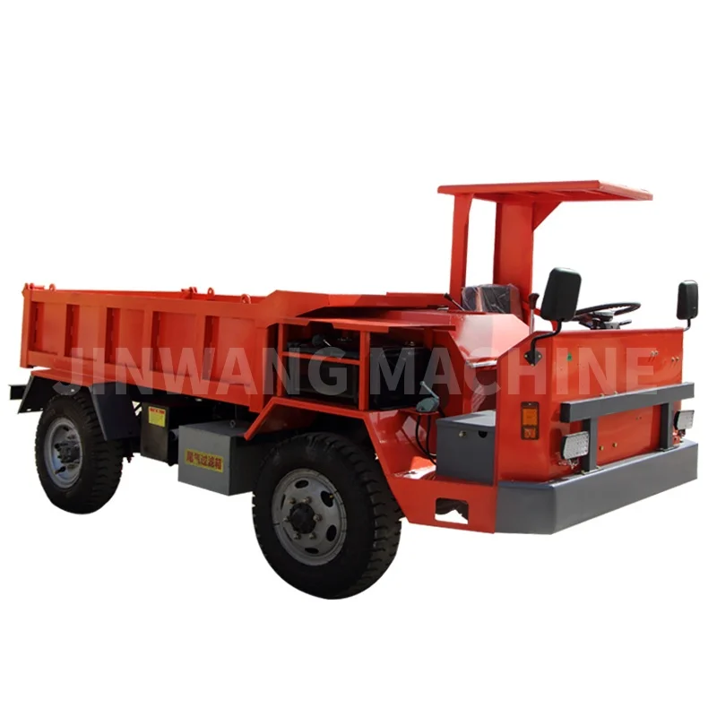 Jinwang Mini Tunnel Mine Mining Truck Dumper Applied 8T Diesel Four Wheel Engineering Dump Truck