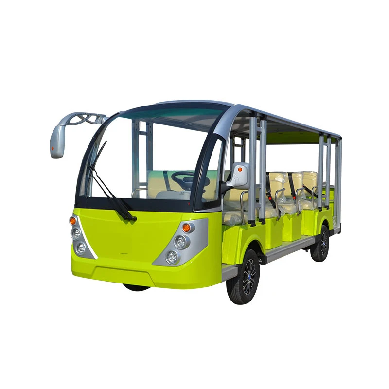 Comfortable High Performance 72V Electric Open Style Tourist Sightseeing Bus