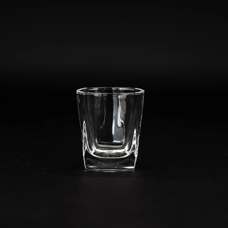 wholesale 50ml custom logo high quality glass shot glass tequila custom printed bullet shot glasses