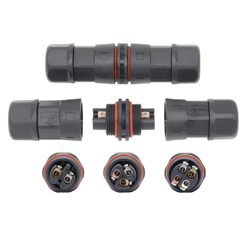 Одобренный UL высокое качество сборочный Кабельный разъем M23 светодиодное Наружное освещение водонепроницаемый ip67 2pin 3pin 4pin соединение