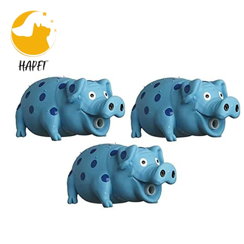 Pet Products Dog Chew Toy Pig Shape Pet Leaky Food Toy Natural Rubber Interactive Dog Toy
