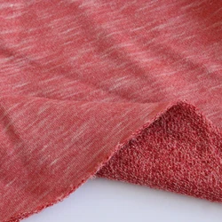 3878# 70%cotton 30%polyester high quality cotton polyester fabric 320gsm  knitted terry sweater for hoodies sportswear jackets