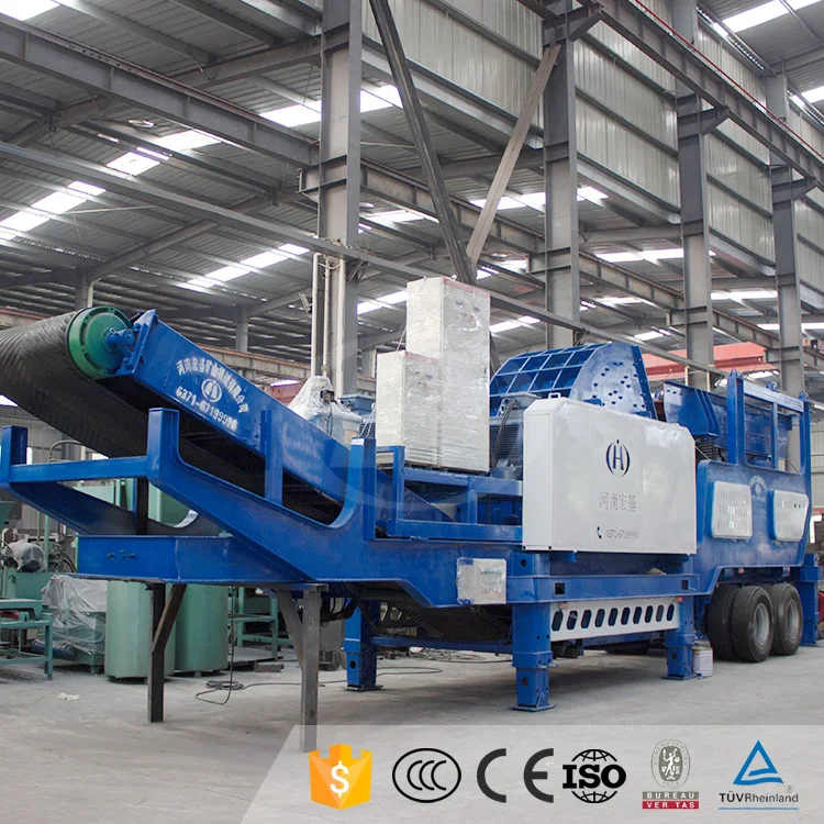 Portable Impact Sand Washing Mobile Stone Crusher Plant