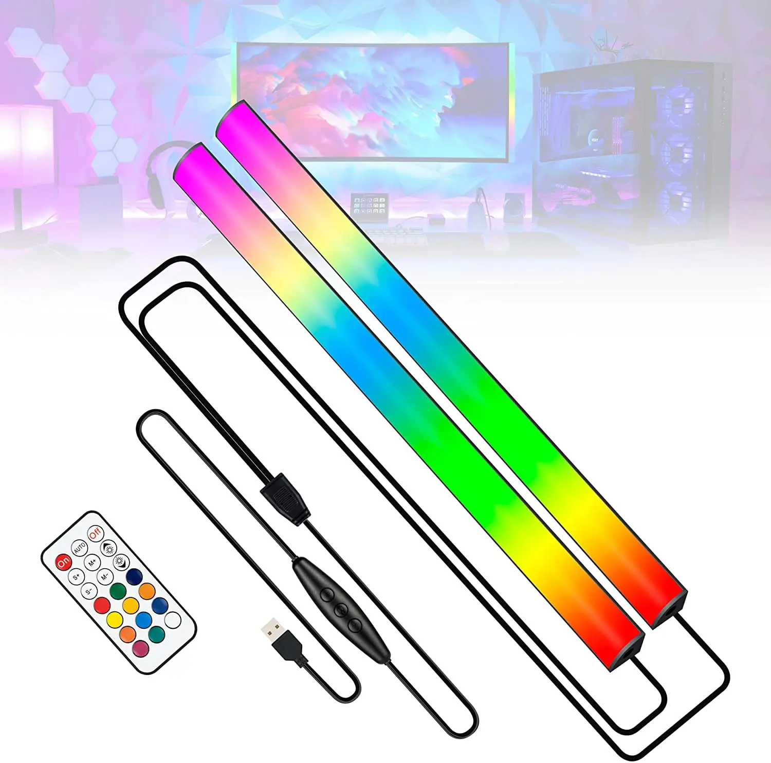 Новый инфракрасный/синий зуб управления 5050 RGB волшебный цвет меняющий компьютер/телевизор/дисплей фоновый свет