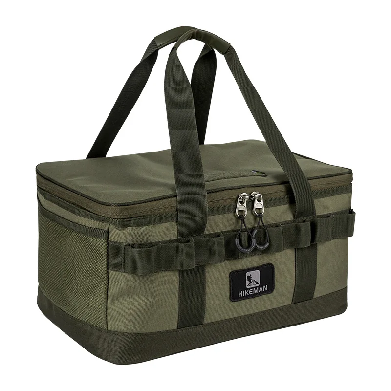 Hot Sale Outdoor camping equipment bag large-capacity sundries bag Oxford cloth crash-proof kitchenware packing box travel