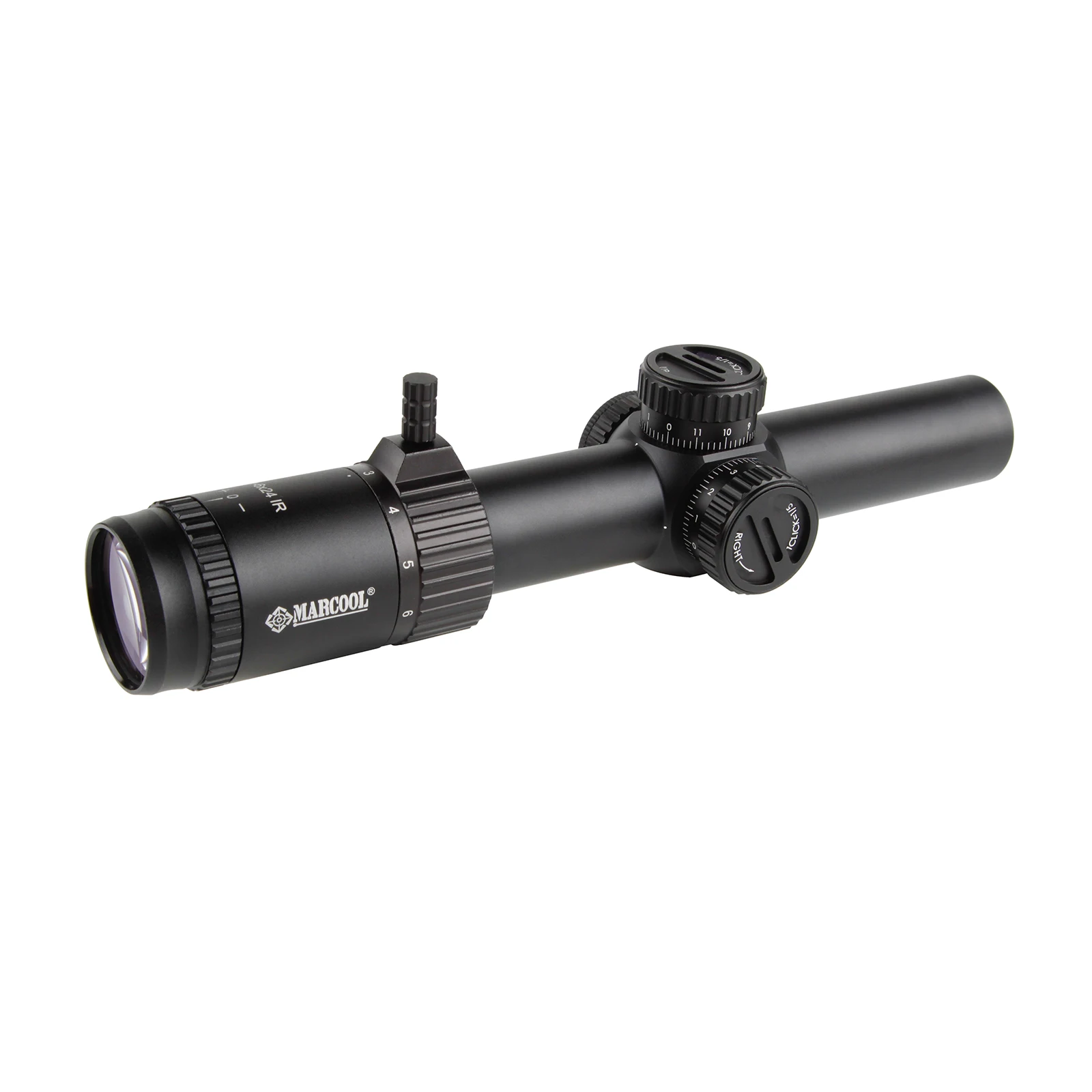 Marcool LPVO 1-6x24 Compact Scope Wide Field View Edgeless Optics Red Dot Laser Waterproof Versatile Tactical Hunting