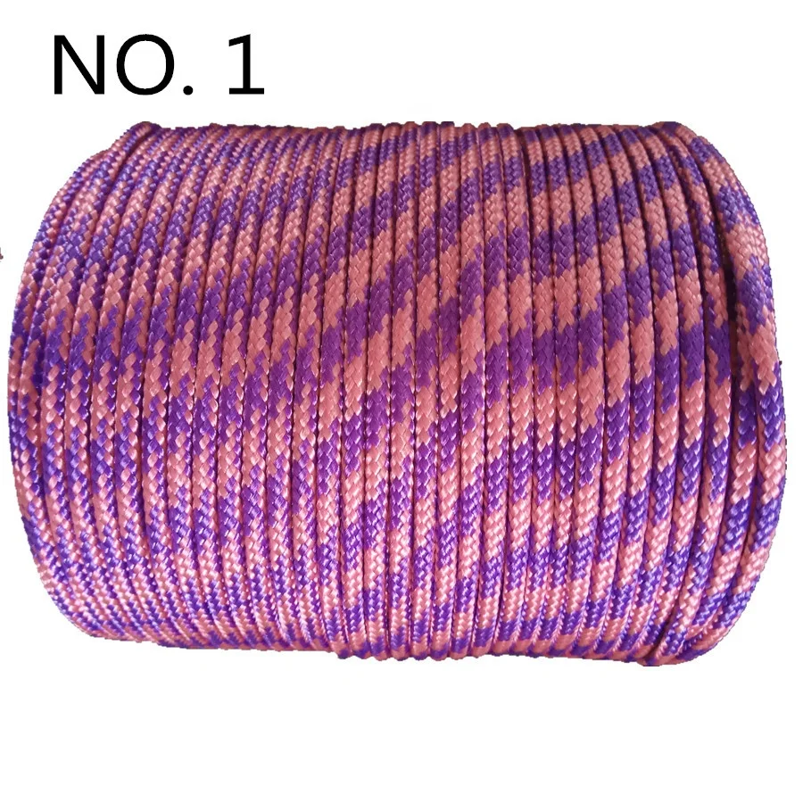 outdoor utility cord Polypropylene Rope - Blue PP Rope 3mm-16mm Braided Cord Polypropylene