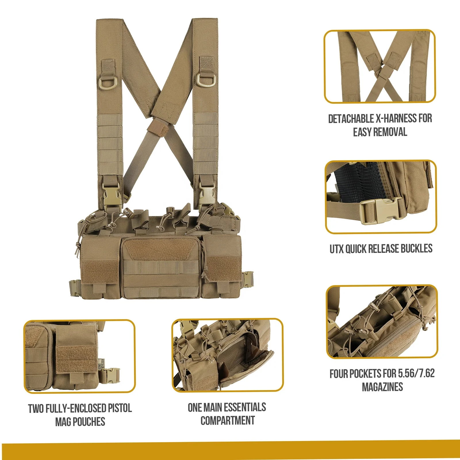 1TG Seeking Distributor Tactical Chest Rig Body Tactical Battle Vest