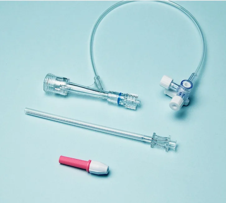 Y connector disposable medical cardiology angiography hemostasis valve set