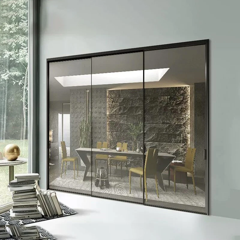 Excellent quality sliding door aluminum balcony exterior sliding glass door Slim Frame Sliding Door