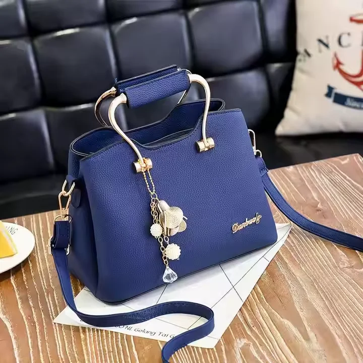 2024 Wholesale Luxury Ladies Women Handbags PU Leather Floral Print Decoration Zipper Closure Casual Pattern Handbags