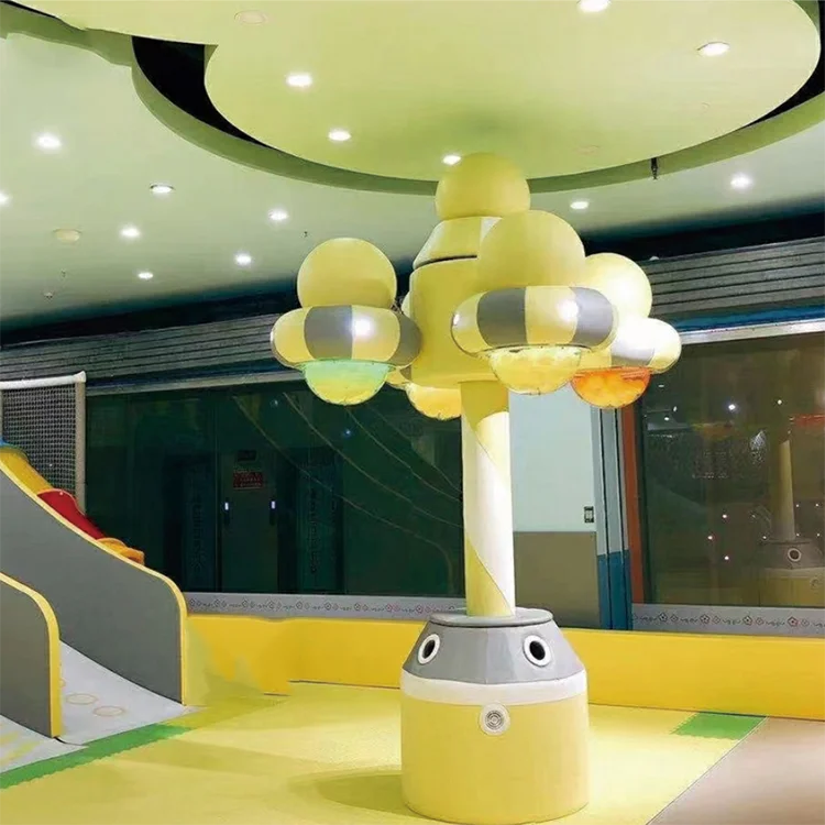 Kids Fun Equipment Indoor Playground Ball Drop Game Shooting Ball Game Machine Indoor Playground With Gun Ball Blaster for Kids