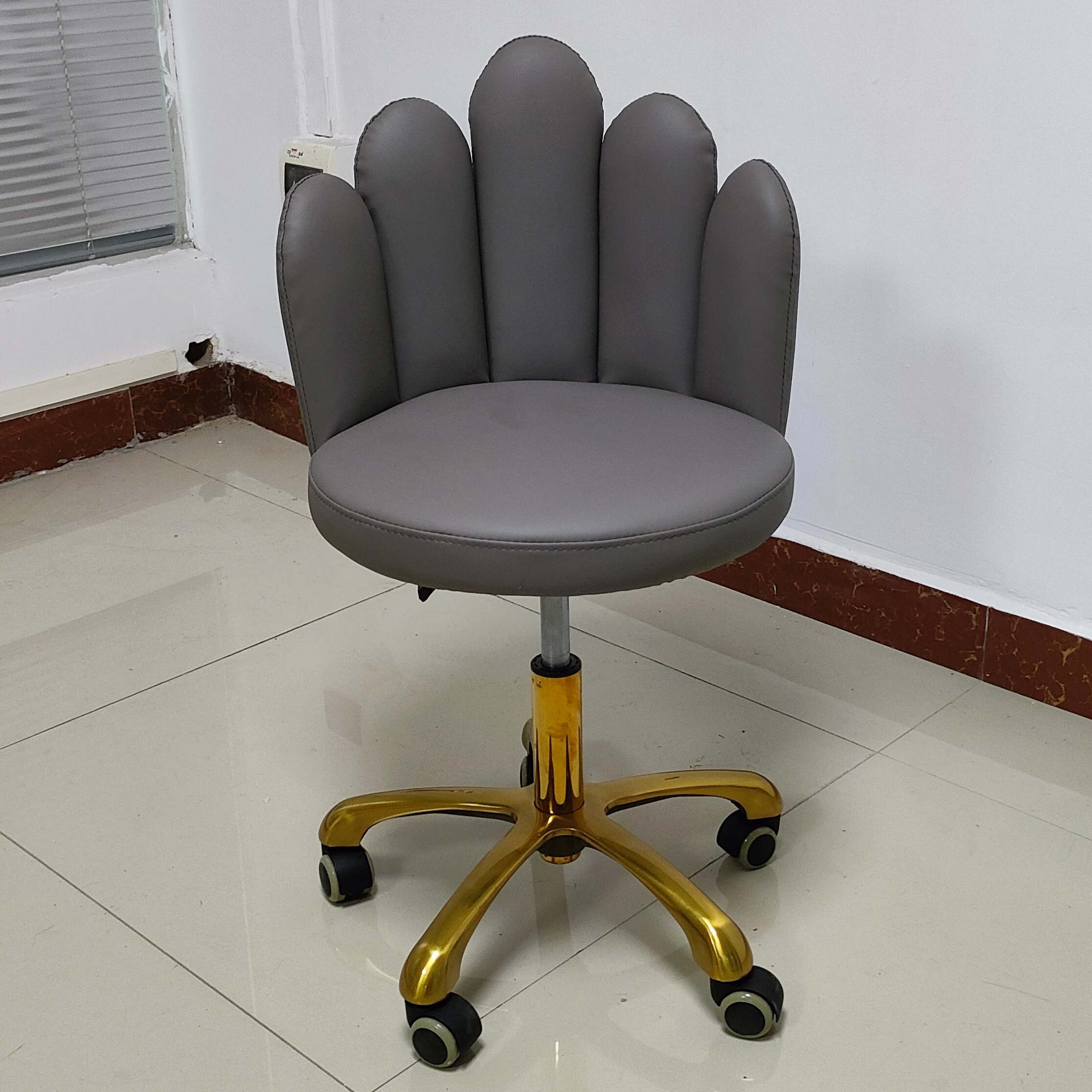 Hair beauty salon furniture Fabric Technician Stool Chair Beauty Salon Furniture