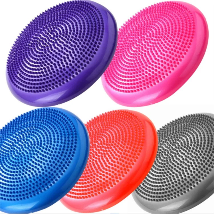 Wholesale Yoga Massage Ball Durable Sports Gym Fitness Yoga Wobble Stability Balance Disc Massage Cushion