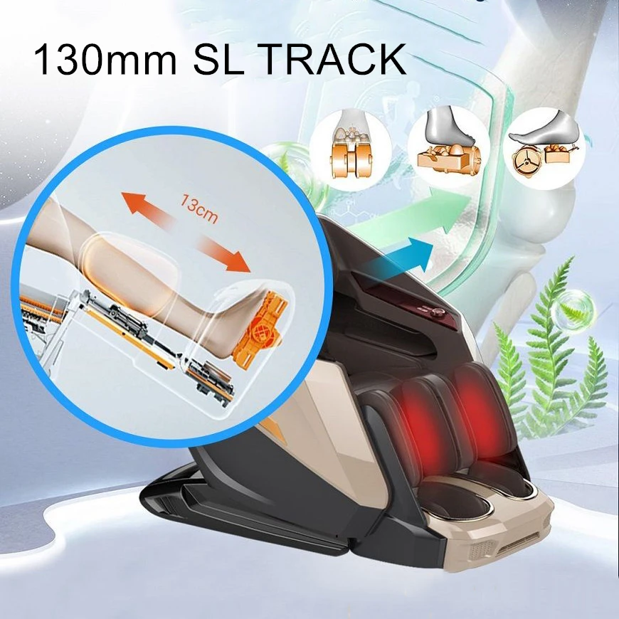 Professional Massaging chair Factory SL Track 4D Heating Electric Automatic Full Body Stretching Zero Gravity Massage Chair