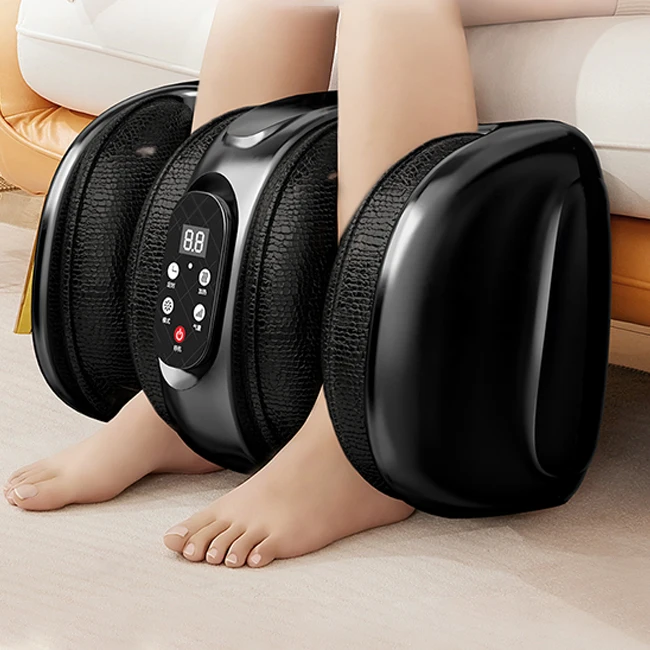 Pain Relief Electric Vibrating Ems Calf Leg Foot Warmer Massager With Remote Control