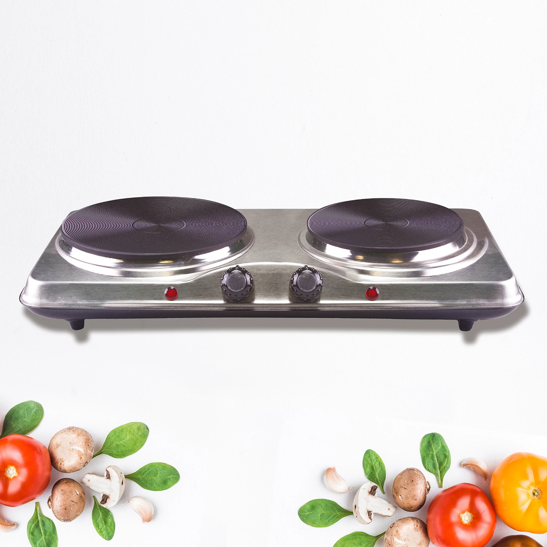 New Style Double Rotary Switch Home Kitchen Appliance Cooking Stove Pot Electric Hotplate Stove Without Gas