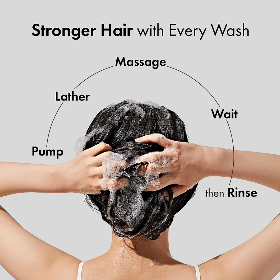 Korean QFORET Natural Herbal Hair Loss Shampoo - Patented Scalp Care, SLS-Free, Fast Hair Growth, Clinically Proven K-Beauty