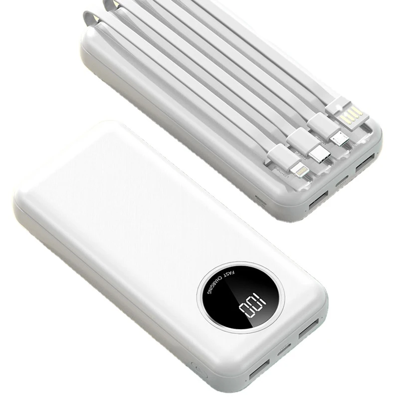 Оптовая Продажа Power Bank 50000 мАч четыре порта выход цифровой портативный внешний 10000