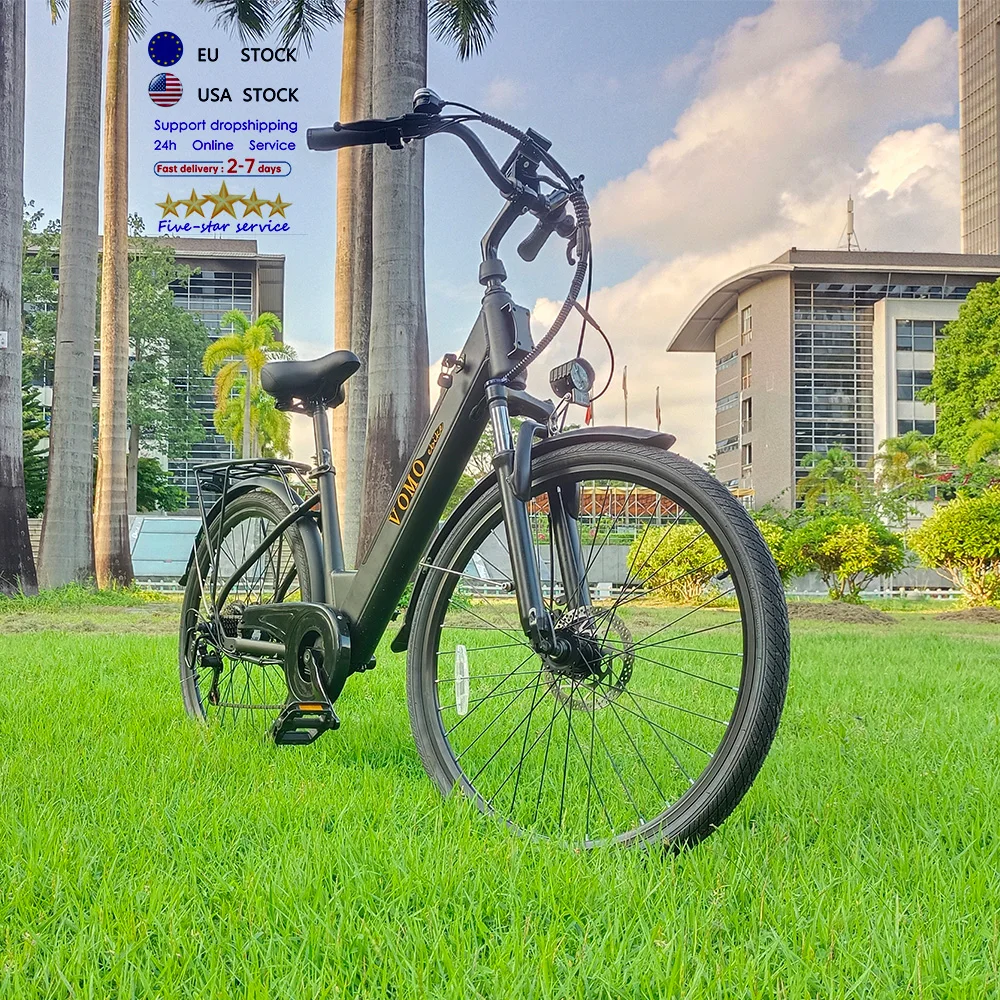 CS20 VOMO Skinny spining bike EU warehouse Factory Direct Price Step Through skinny Tire Ebike 250w Motor Ebike