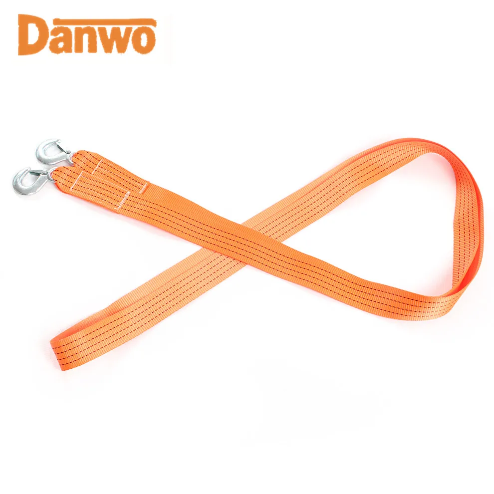 5T Max Load PE Material Heavy-Duty Car Tow Rope Elastic Kinetic Bungee for Survival Portable Towing