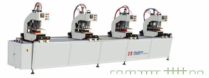 PVC Profile Machines UPVC Window Hot Plate Welding Machinery Four Head Welding Machines