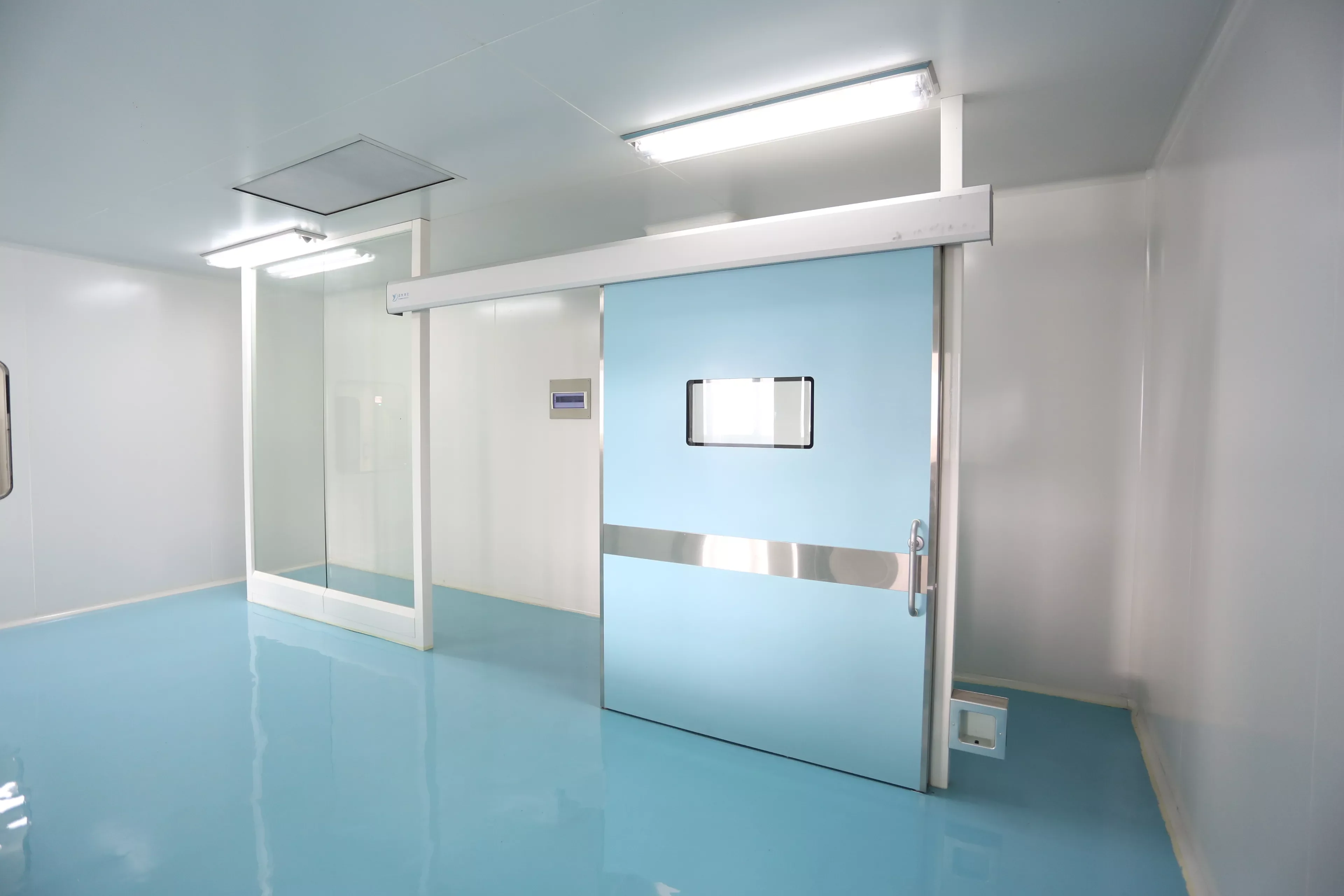 Medical-Grade Airtight Automatic Door with Treadle Type Intelligent Self-Closing Sliding Door for Hospital Clinics Interior Door