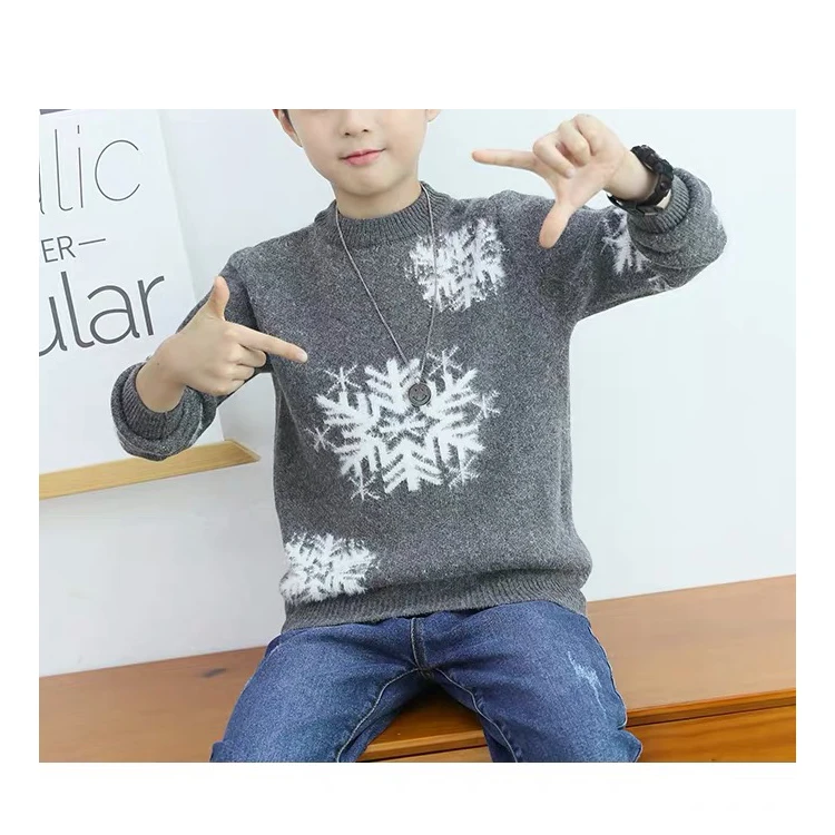 High Quality Winter Knitted Baby Boy Kid Designs Dress Sweater