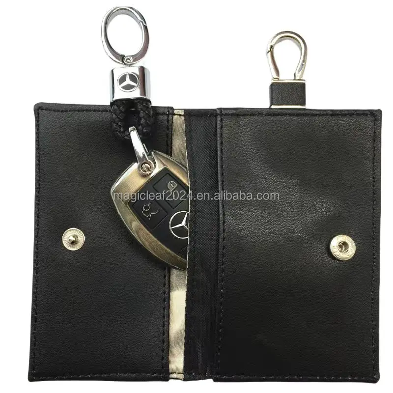 RFID blocking Car Key case  wholesale custom logo anti- theft key pouch