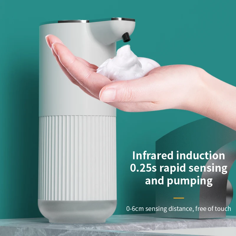 M10 Touchless Electric Smart Infrared Sensor Wall Mounted Hand Liquid Foam Pump Automatic Soap Dispenser Bathroom Household Use