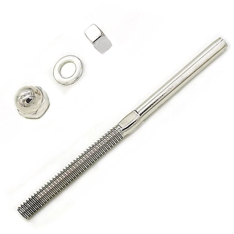 Stainless Steel Marine Grade Cable Railing Swage Threaded Stud Tensioner