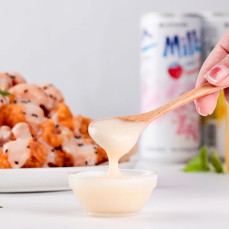 Fruit Flavor 4.5Kg/4 Barrel/ Carton Restaurant/Home Usage White Cheese Sauce Durian flavor Cheese sauce