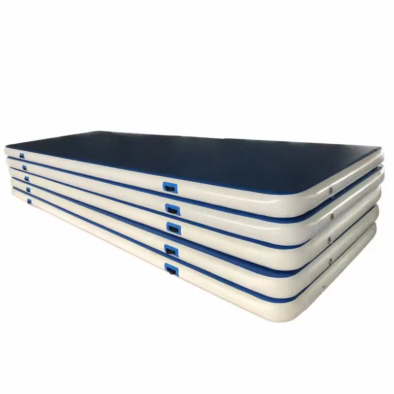 High quality inflatable taekwondo backflip thick drawn air cushion professional gymnastics children martial arts protective mat