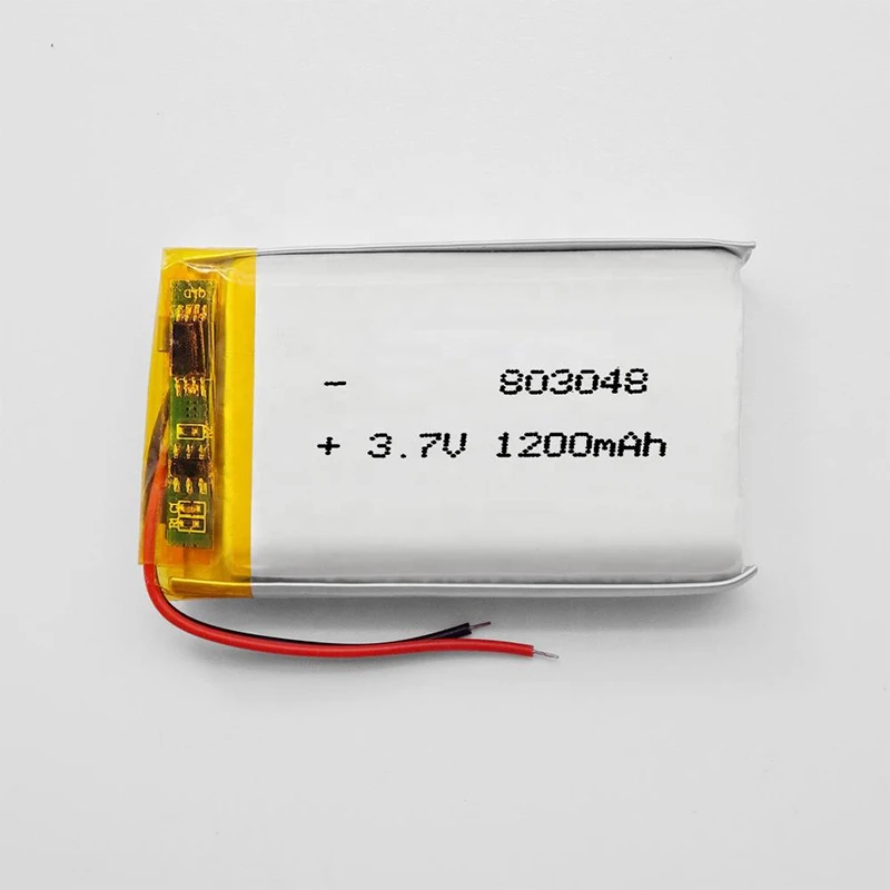 Wholesale Price Rechargeable  Li-polymer Cell 803048 903048 103048 1200mAh 3.7V Lipo Battery For Learning Machine