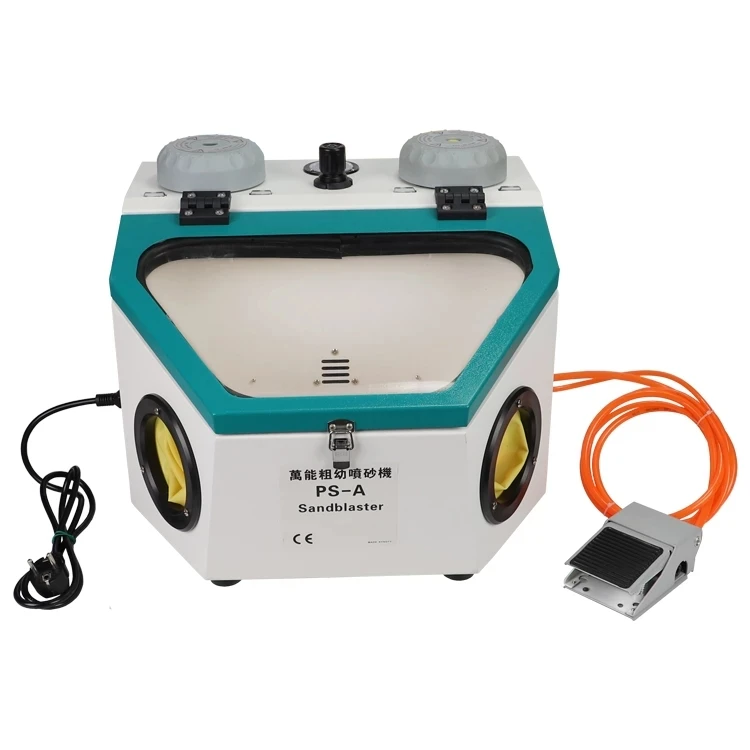 Dental Lab Equipment Sandblaster Gold And Silver Jewelry Tools Processing Grinding Ponishing Pentype Manual Sandblasting Machine