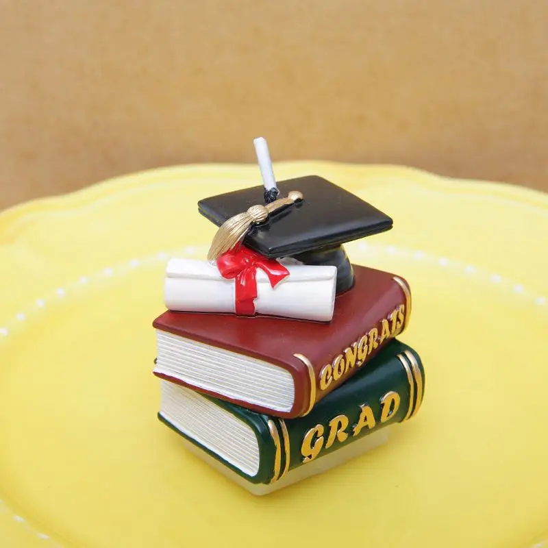 
Best Quality Chinese Manufacturer Graduation Candle Book Model With Gifts 