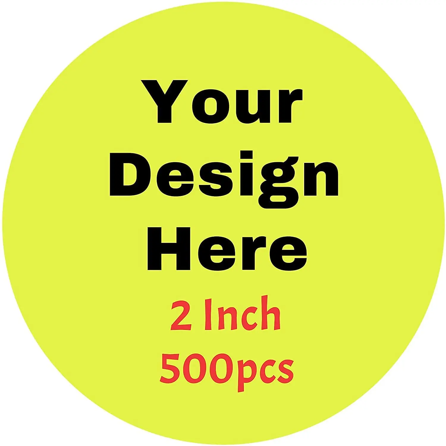 Custom Stickers Personalized Business Text Logo Image Tag Labels Round Brand Design Vinyl White Kraft Transparent Paper Sticker