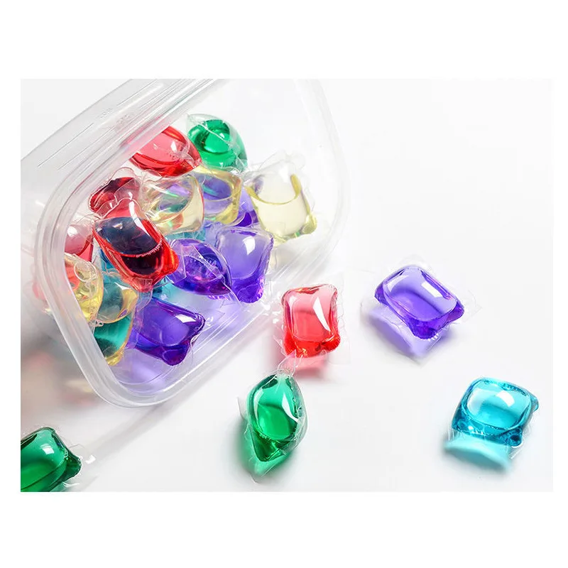 
Custom Color Shape Washing Clothes Concentrated Washing Capsules Eco Laundry Detergent Pods Wholesale 