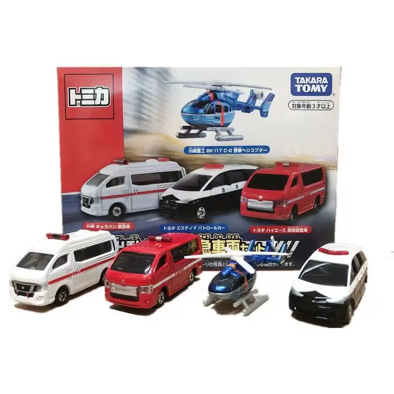 Tomica Fire Engine Farm Construction Vehicle Collection Set Car Toys Boy Girl Gift  Diecast Model Car  Vehicles Toys for Kids