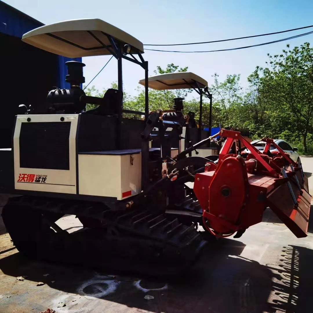 low price  High ground clearance World  98horsepower combine harvesting machine