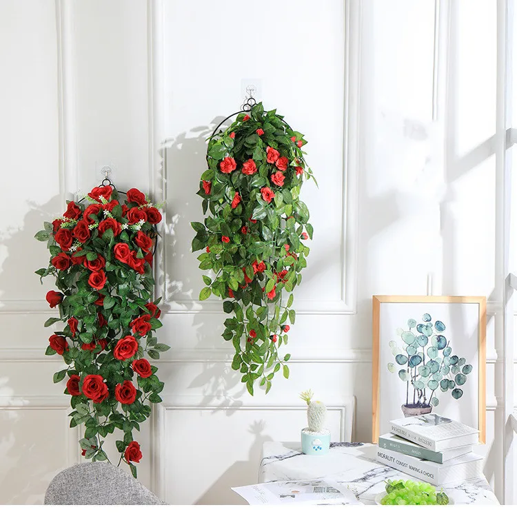 Artificial Flower Wall Hanging Wall Decoration Wedding Decoration Silk Flower Artificial Rose Flower